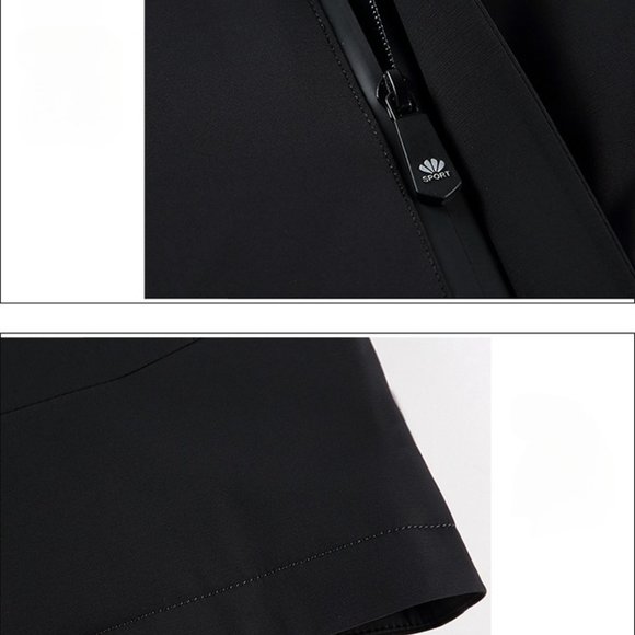 Luxury Light - Men's Casual Warm White Goose Down Jacket - Picture 13 of 14